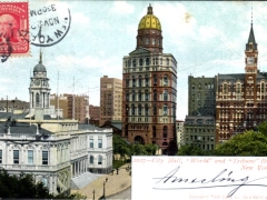 New York City Hall and Tribune Buildings