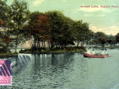 New York Sunset Lake Asbury Park