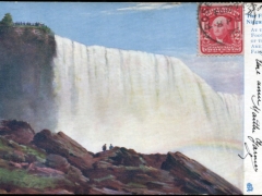 Niagara Falls at the Foot of the American Falls