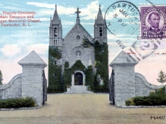 Pawtucket St Francis Cemetery Main Entrance and Banigan Memorial Chapel