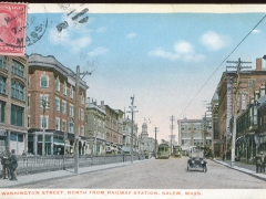 Salem Washington Street north from Railway Station