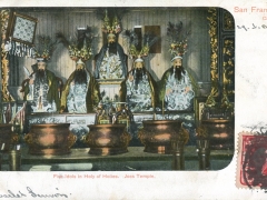 San Francisco Five Idols in Holy of Holies Joss Temple