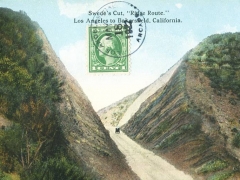 Swede's Cut Ridge Route Los Angeles to Bakersfield California